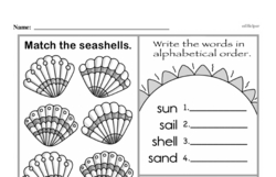 First Grade Number Sense Worksheets - Numbers 0 to 10 Worksheet #125