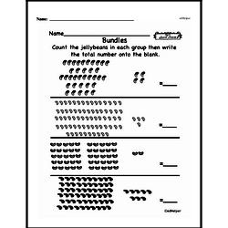 First Grade Number Sense Worksheets - Two-Digit Numbers Worksheet #45