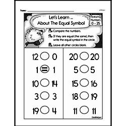 First Grade Number Sense Worksheets - Two-Digit Numbers Worksheet #78
