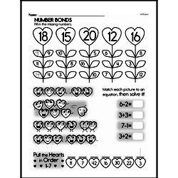 First Grade Number Sense Worksheets - Two-Digit Numbers Worksheet #10