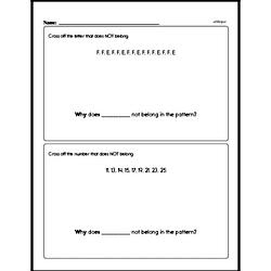 First Grade Number Sense Worksheets - Two-Digit Numbers Worksheet #2
