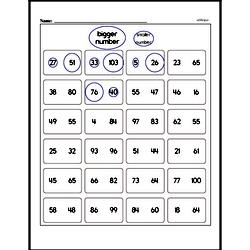First Grade Number Sense Worksheets Worksheet #187