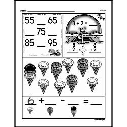 First Grade Number Pattern and Sequence Worksheets Worksheet #35