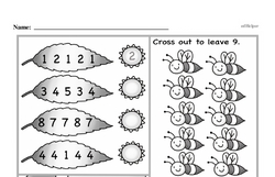 First Grade Number Pattern and Sequence Worksheets Worksheet #12