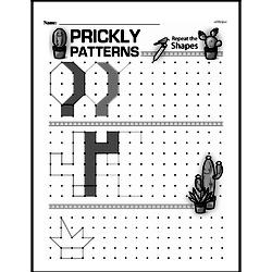 First Grade Number Pattern and Sequence Worksheets Worksheet #7