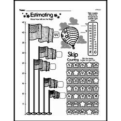 First Grade Number Pattern and Sequence Worksheets Worksheet #26