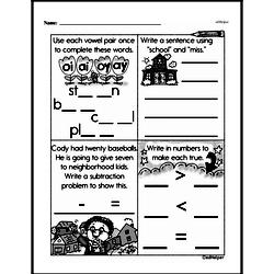 First Grade Subtraction Worksheets - Subtraction within 20 Worksheet #37