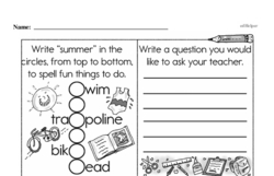 First Grade Subtraction Worksheets Worksheet #100