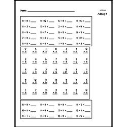Second Grade Addition Worksheets - Addition within 20 ...