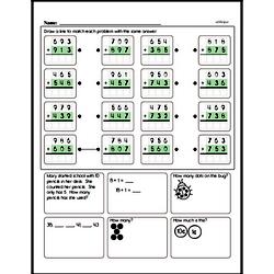 3-Digit Addition Matching