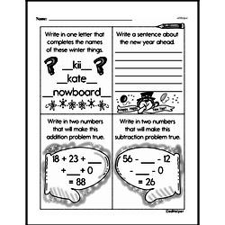 Second Grade Addition Worksheets - Two-Digit Addition Worksheet #38