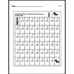 Second Grade Addition Worksheets Worksheet #12
