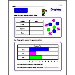 Second Grade Data Worksheets Worksheet #6