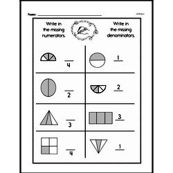 Second Grade Fractions Worksheets - Fractions and Parts of a Set Worksheet #13