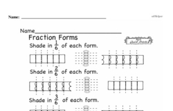 Second Grade Fractions Worksheets - Fractions and Parts of a Set Worksheet #18