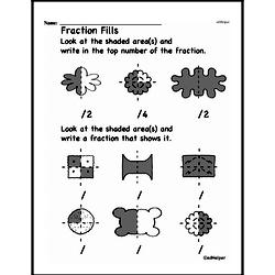 Second Grade Fractions Worksheets - Fractions and Parts of a Set Worksheet #4