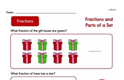 Second Grade Fractions Worksheets - Fractions and Parts of a Set Worksheet #21
