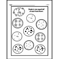 Second Grade Fractions Worksheets - Fractions and Parts of a Whole Worksheet #12