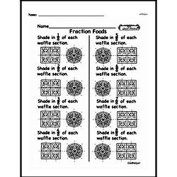 Second Grade Fractions Worksheets Worksheet #19