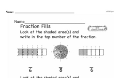 Second Grade Fractions Worksheets Worksheet #35