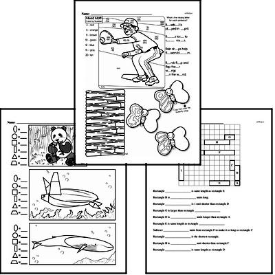 Geometry - Comparing Shapes Workbook (all teacher worksheets - large PDF)