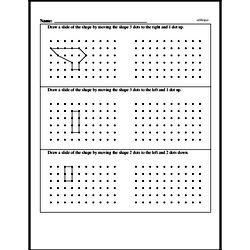 Geometry - Lines and Angles Mixed Math PDF Workbook for Second Graders
