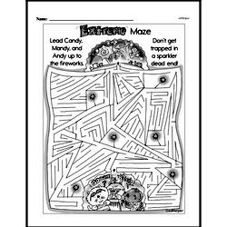 Second Grade Math Challenges Worksheets - Puzzles and Brain Teasers Worksheet #153