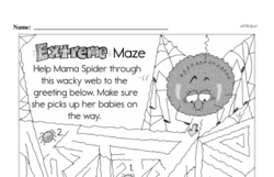 Second Grade Math Challenges Worksheets - Puzzles and Brain Teasers Worksheet #149