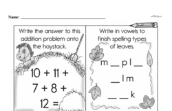 Second Grade Math Challenges Worksheets - Puzzles and Brain Teasers Worksheet #122