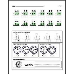Second Grade Math Challenges Worksheets - Puzzles and Brain Teasers Worksheet #4