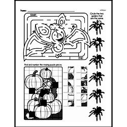 Second Grade Math Challenges Worksheets - Puzzles and Brain Teasers Worksheet #123