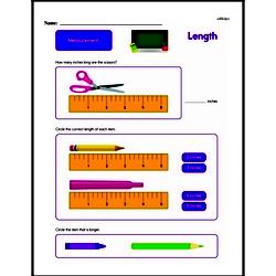 Second Grade Measurement Worksheets - Length Worksheet #25