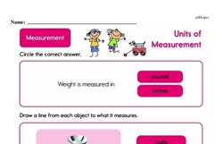 Second Grade Measurement Worksheets Worksheet #11