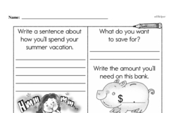 Second Grade Money Math Worksheets - Money Word Problems Worksheet #10
