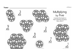 Second Grade Multiplication Worksheets - One-Digit Multiplication Worksheet #4