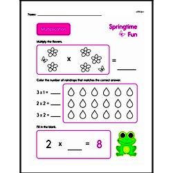 Second Grade Multiplication Worksheets - One-Digit Multiplication Worksheet #12