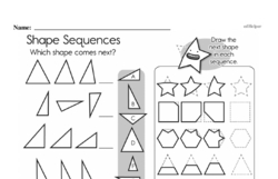 Second Grade Number Sense Worksheets - Analyze Arithmetic Patterns Worksheet #1
