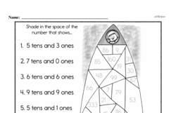 Second Grade Number Sense Worksheets - Three-Digit Numbers Worksheet #23