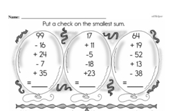 Second Grade Number Sense Worksheets - Two-Digit Numbers Worksheet #120