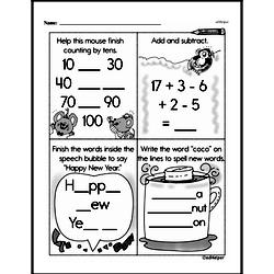 Second Grade Number Sense Worksheets - Two-Digit Numbers Worksheet #118