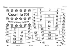 Second Grade Number Sense Worksheets - Two-Digit Numbers Worksheet #43
