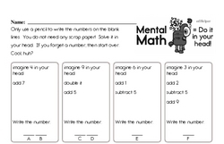 Second Grade Number Sense Worksheets - Two-Digit Numbers Worksheet #1