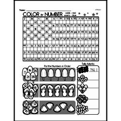 Second Grade Number Sense Worksheets - Two-Digit Numbers Worksheet #4