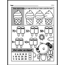 Second Grade Patterns Worksheets - Number Patterns Worksheet #36