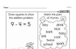 Second Grade Subtraction Worksheets - Subtraction within 10 Worksheet #32