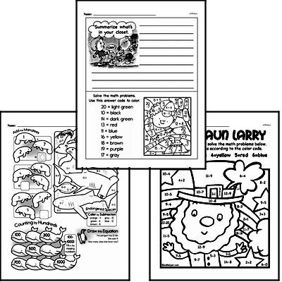 Subtraction - Subtraction within 20 Workbook (all teacher worksheets - large PDF)