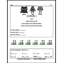 Second Grade Subtraction Worksheets - Two-Digit Subtraction Worksheet #4
