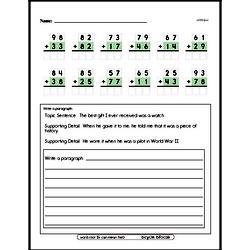Second Grade Subtraction Worksheets - Two-Digit Subtraction Worksheet #5