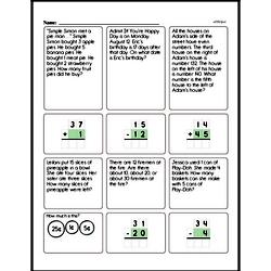 Second Grade Subtraction Worksheets - Two-Digit Subtraction Worksheet #10