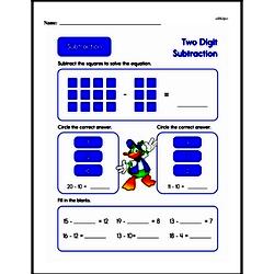 Second Grade Subtraction Worksheets - Two-Digit Subtraction Worksheet #35